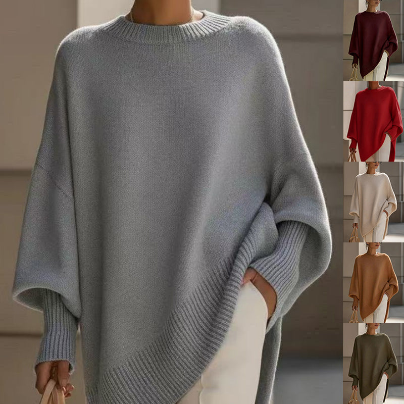 Colour overview of the relaxed round-neck knit sweater