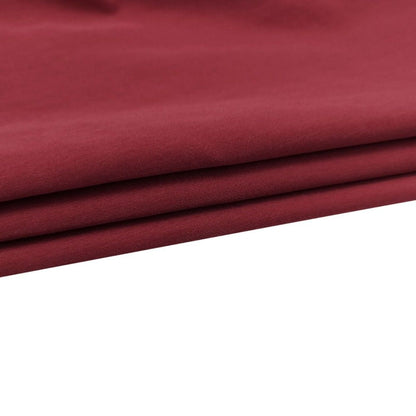 Close-up of the dress fabric in red