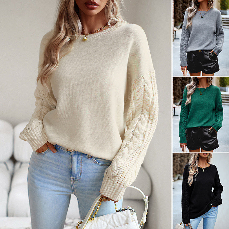 Colour overview of the crew-neck sweater